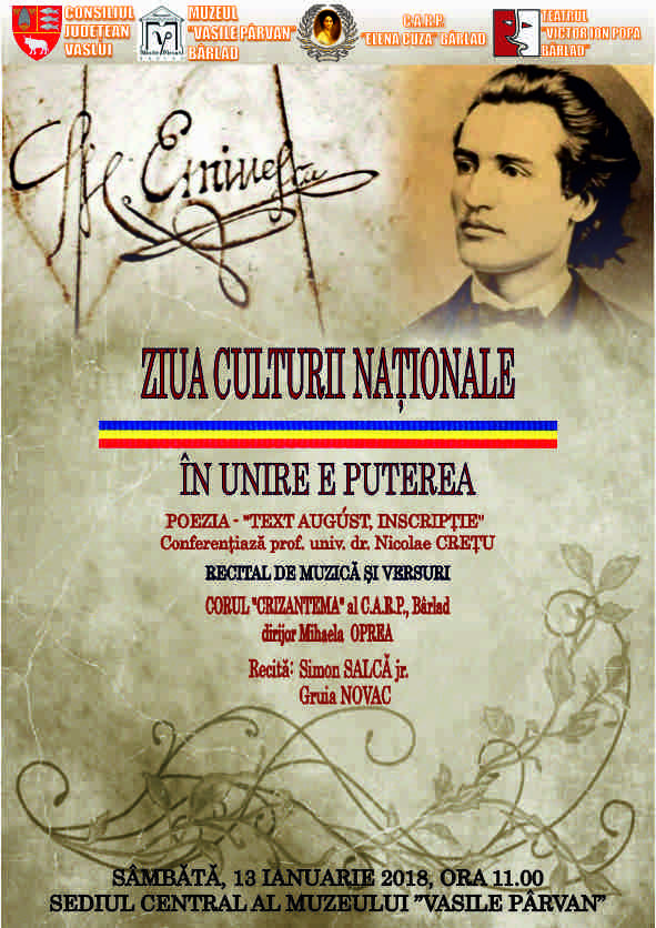 Ziua Culturii Naționale - în unire e putere